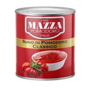 Trintų pomidorų klasikinis padažas MAZZA IT, 2,5 kg